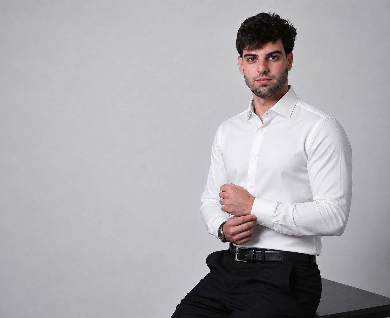 Retrato de Tomás Nannicelli, dirección técnica y de diseño de Estudio Horm